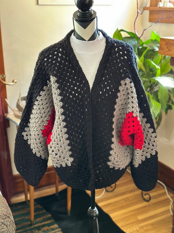 Crochet Hexagon Cardigan