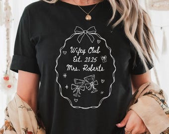 Comfortkleuren bruidshirt: T-shirt vrijgezellenfeest, bruidscadeau