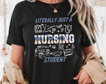 Bluza dla studentki pielęgniarstwa: Comfort Colors RN Crewneck