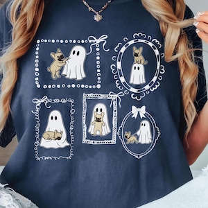 French Bulldog Gift • Comfort Colors 1717 • Halloween Shirt • Spooky Dog Mom Tee • Skeleton Frenchie • Haunted Pup Life • Boo Crew Vibes