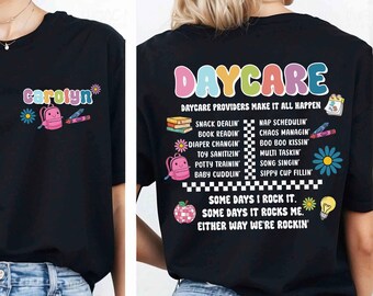 Camiseta para maestra de guardería: regalo personalizado para educadora de la primera infancia