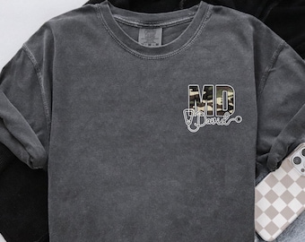 Army MD Comfort Colors Shirt: Military Physician Gift