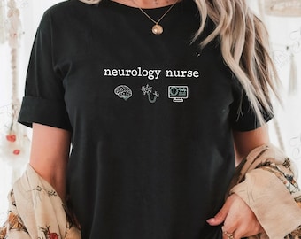 Komfortfarben Neurologie Krankenschwester Shirt: Gehirn Gesundheit T-Shirt