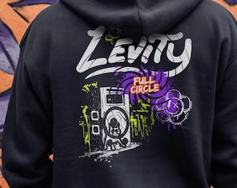 Levity Merch Unisex Hoodie Full Circle Tour, Music Festival Rave Outfit, Dubstep, Festival Clothing EDM Wear Hooded Sweatshirt