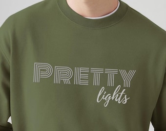 Pretty Lights Unisex Sweatshirt, Classy Cozy Crewneck, Soft Fleece Pullover, PL Merch, Festival Clothes, EDM, Swirl Bridge