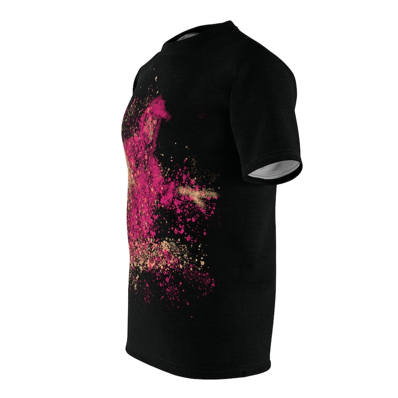 Unisex Pretty Lights Shirt, Derek Vincent Smith, PL Merch, T-shirt Unique Stardast Design, Black Shirt, Pink Tee Let's gooo image 2