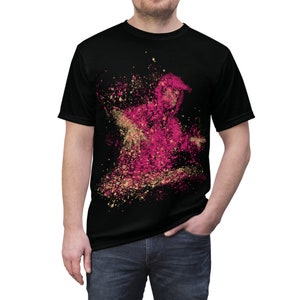 Unisex Pretty Lights Shirt, Derek Vincent Smith, PL Merch, T-shirt Unique Stardast Design, Black Shirt, Pink Tee Let's gooo image 4