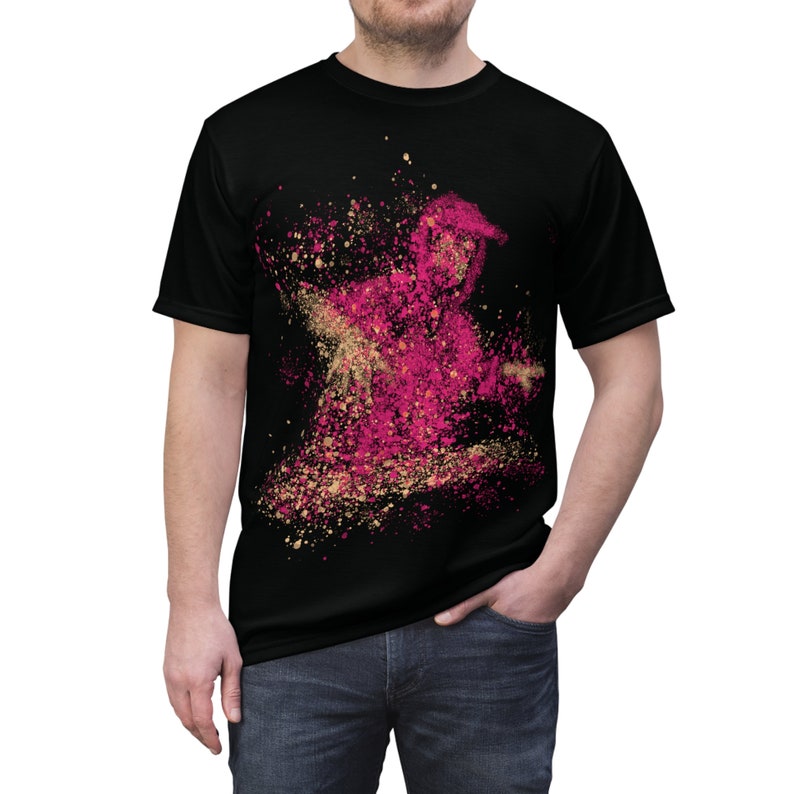 Unisex Pretty Lights Shirt, Derek Vincent Smith, PL Merch, T-shirt Unique Stardast Design, Black Shirt, Pink Tee Let's gooo image 4