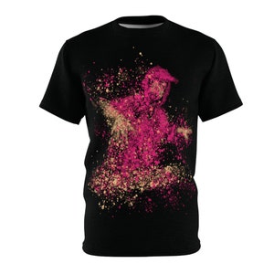 Unisex Pretty Lights Shirt, Derek Vincent Smith, PL Merch, T-shirt Unique Stardast Design, Black Shirt, Pink Tee Let's gooo image 1