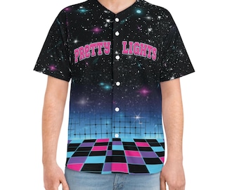 Pretty Lights Festival Baseball Jersey Rave Shirt PL Merch Shirt Colorful Concert Outfit Soundship Spacesystem Festival outfit Unique design