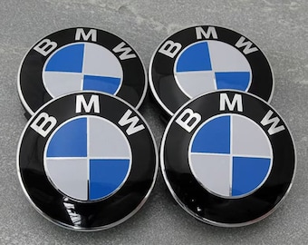 Original BMW Set of 4 BMW alloy wheel centre caps 68mm