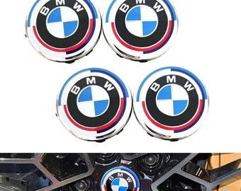 GENUINE Set of 4 BMW Alloy Wheel CAPS 68mm E30,E36,E46,E92 1,3,5,6,7,X5 X6 M3 Z4