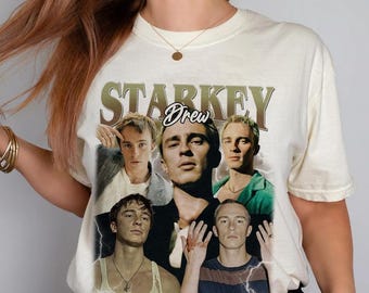 Vintage Drew Starkey T-shirt, Unisex Gift for Women and Men, Timnas Comfort Color Tee