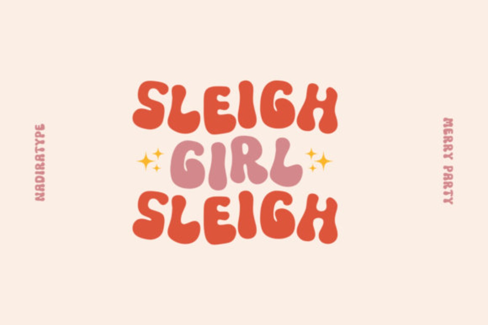 Merry Party Font, Cute Handwritten Fonts, Stylish Font, Cursive Font ...