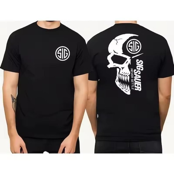 2024 Summer Men's Sig Sauer Never Settle T-shirt, Unisex