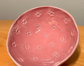 Schale/Bowl mit Pfoten aus Keramik