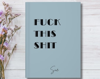 Funny Sarcastic Work Notebook for Adults, Snarky Swear Word Journal Gift for Coworkers, Office Desk Humor Notebook for Stress Relief