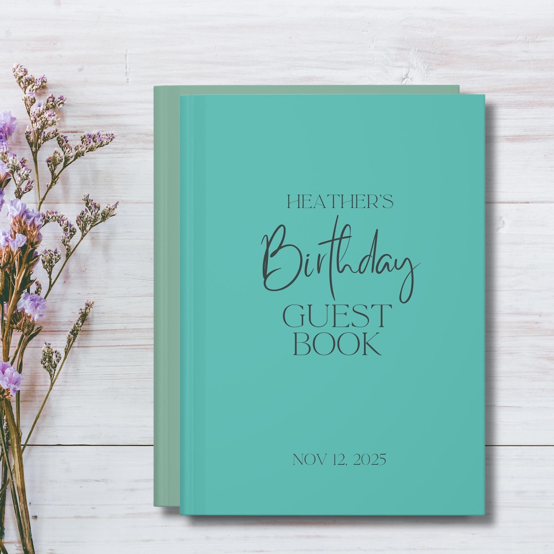 Custom Birthday Guest Book, Birthday Party Notebook, Birthday Letters — free download