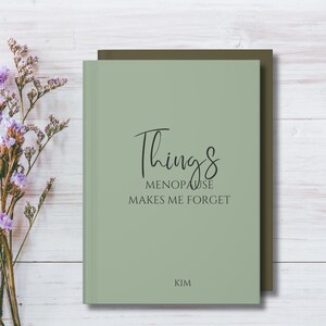 Diario divertido sobre la menopausia, regalo divertido para la menopausia, cuaderno sobre la menopausia, regalo para mujeres mayores de 40, humor sobre la menopausia, regalo de broma sobre la menopausia, perimenopausia imagen 8