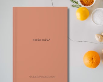 Custom Recipe Book, Personalized Cookbook, Family Recipe Book, Blank Cookbook to Write In, Custom Cooking Journal Gift, Our Recipes Notebook