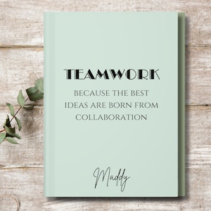 Team Staff Appreciation Notebook, Bulk Notebooks, Team Gifts, Staff Leadership Gifts, Coworker Gifts Bulk, Employee Appreciation, Best Team