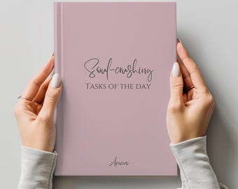 Soul-Crushing Tasks of the Day Notebook Journal, Sarcastic Office Journal, Snarky Work Planner, Desk Journal, Sarcastic Gift for Coworkers