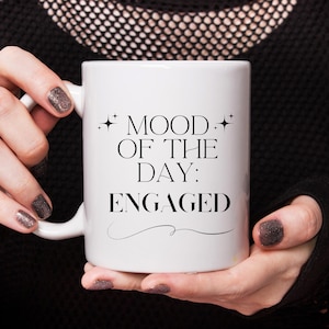 Engaged Mug, Newly Engaged Mug, Newly Engaged Gift In my Engaged Era Mug Getting Married Gift Engagement Gift, Announcement Mug Just Engaged
