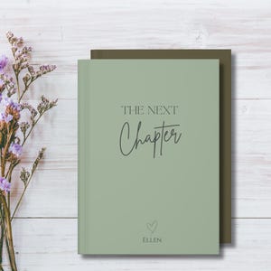 New Chapter Notebook, Next Chapter Book, Next Chapter Journal, New Job Gift, New Beginnings Gift, Custom New Chapter Journal Next Adventures image 5