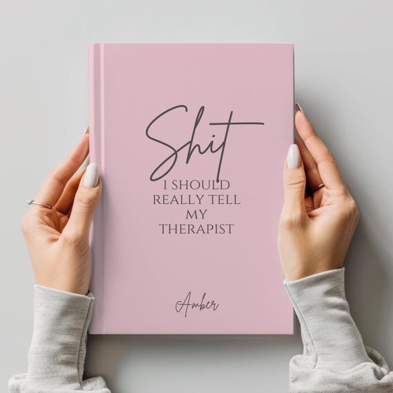 Sassy Mental Health Journal, Anxiety Journal, Mental Health Notebook Gift, Therapy Journal, ADHD Journal, Self Help Journal, Therapy Journal