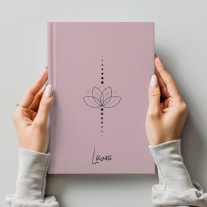 Personalized Yoga Journal, Yoga Lover Notebook, Yoga Instructor Journal, Custom Wellness Notebook, Yoga Notes Planner, Yoga Lover Gift