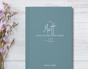 Letters to My Future Husband, Husband Gift, Anniversary Gift for Husband, Future Husband Journal, Husband Birthday Gift, Gifts for Fiancé
