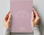 Custom Yoga Journal, Yoga Teacher Notebook, Yoga Instructor Journal, Custom Wellness Notebook, Mindfulness Journal, Yoga Journal, Yoga Gift