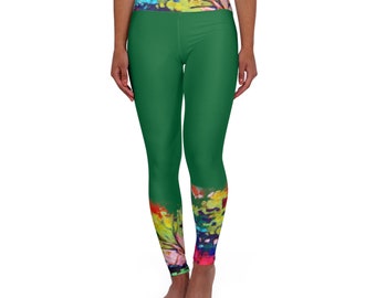 High Waisted Yoga Leggings (AOP)