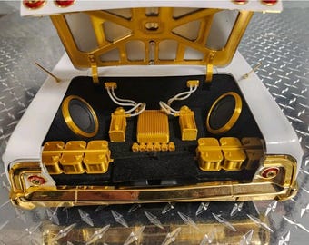 Sac City Beats RC Scale Bluetooth Speaker Trunk Kit For Redcat Sixtyfour