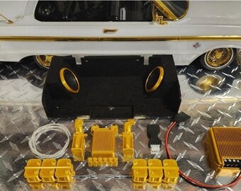 Sac City Beats RC Scale Bluetooth Speaker Trunk Kit for Redcat