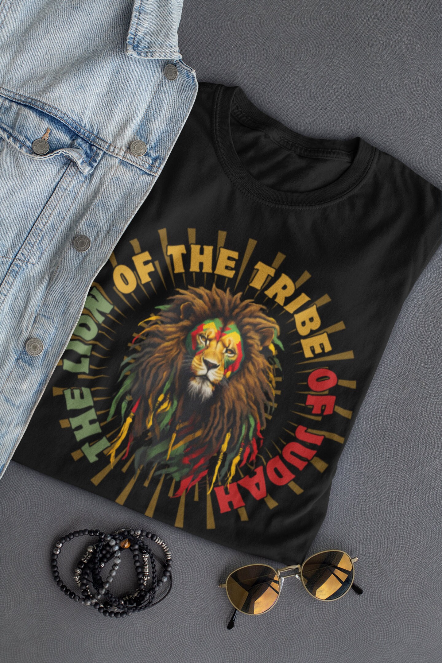 Maglietta Uomo Rasta Rasta Lion Jah Jamaica - Reggae Marijuana 420 Weed - Tee Hunt