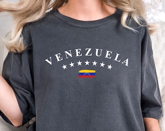 Venezuela 7 Estrellas Shirt, Hispanic Heritage Month Gift, Venezuelan Flag Tee for Men Women