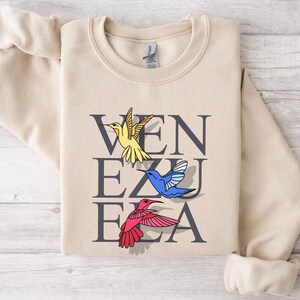 Venezuela Libre Shirt & Sweatshirt, VZLA Freedom Hummingbird, Hispanic Heritage Month Gift image 13