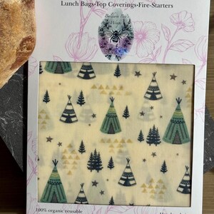 Sourdough beeswax food storage  Jumbo 18X20&quot;.