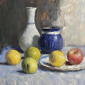 Kitchen Still Life oil Painting Original Oil Painting Still life summer Oil on Canvas Artwork  Original Wall Art