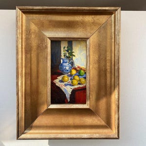 Keuken stilleven olieverfschilderij origineel olieverfschilderij stilleven zomer olieverf op canvas kunstwerk originele muurkunst