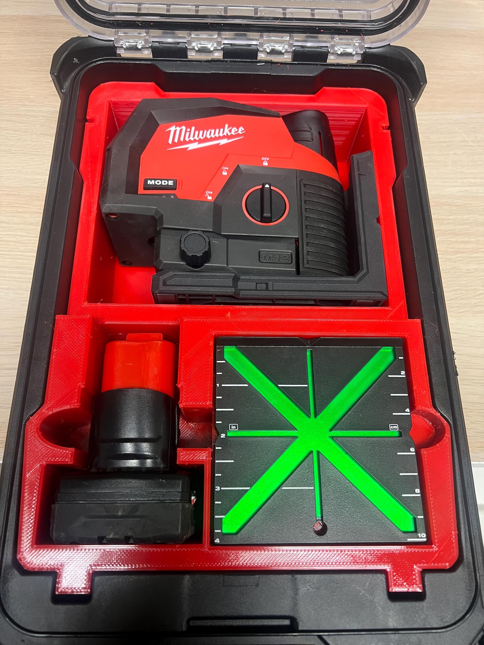 Milwaukee Packout M12 Laser Level Insert Tray: 3D Printable STL File ...