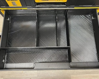DeWalt ToughSystem 2.0 3-Drawer Insert: 5-Way Divider STL (Digital File)
