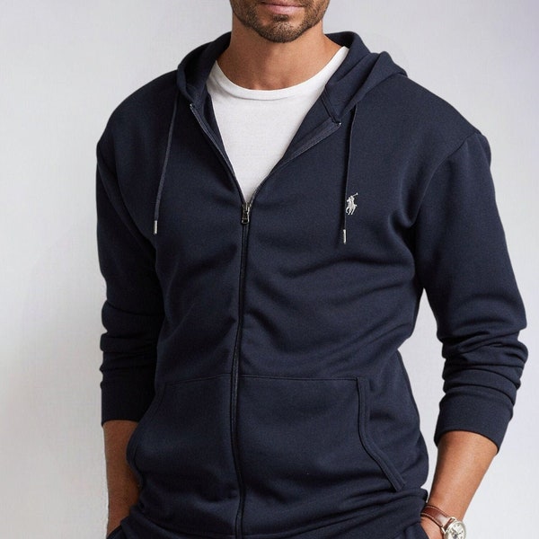 Ralph Lauren Hoodie-Hosen-Set für Männer smart seine Geschenk Böden und Logo-Jumper Ralph Lauren Hoodie-Hosen-Set - Herren Full-Zip Böden