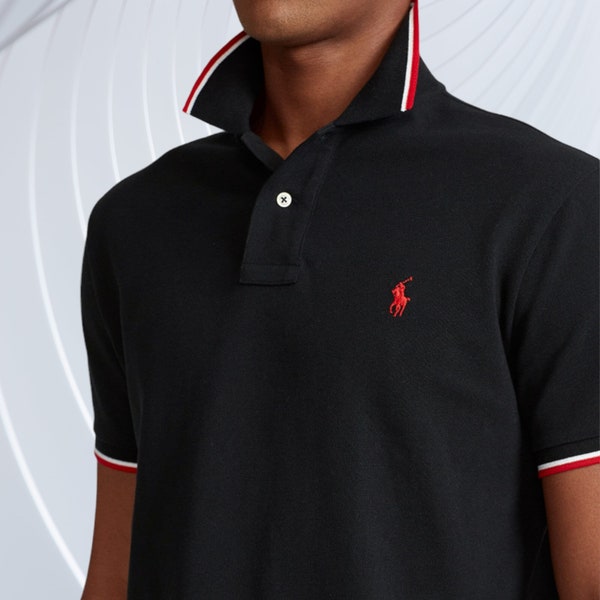 Ralph Lauren Mens Summer Polo Shirt - Short Sleeve T-Shirt Classic Design