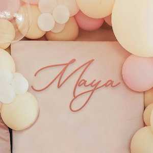 Backdrop Sign, Birthday Backdrop, Lettering for Backdrop, Sign for Backdrop, Name Sign for Arch, Wood Name for Backdrop, Arch Backdrop Sign