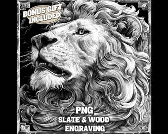 Plik laserowy Lion PNG, abstrakcyjny Lion PNG, grawerowana podstawka z łupka, grawerowanie laserowe 3D, pliki grawerowania laserowego, plik grawerowania zodiaku Lion