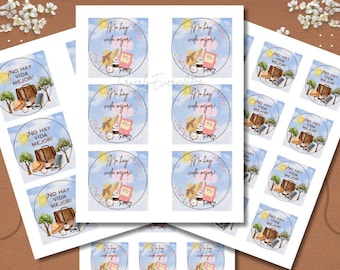 JW Spanish Pioneer Gift Round Labels 2 pulgadas 3 pulgadas No hay vida mejor Pegatinas imprimibles Plantilla Avery His & Hers Regalo de precursor