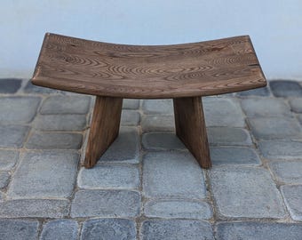 Meditation bench – Portable wooden Yoga stool, Travel kneeling seat
