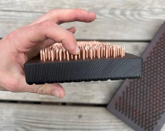 Kupfernagel Sadhu Brett: Thermo Esche Reflexologie für Meditation